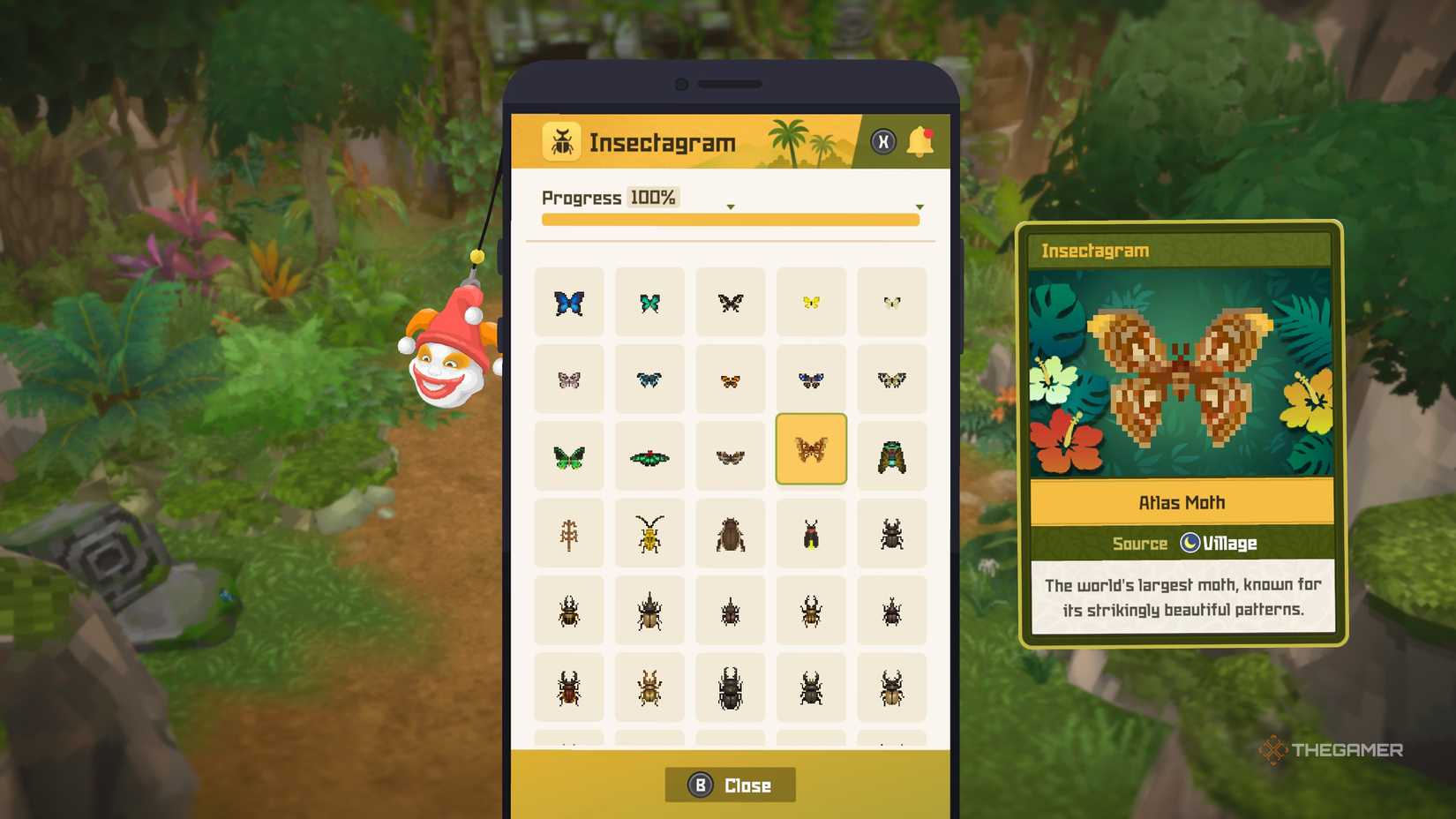 Player finding the locations of all insects and beetles in Dave the Diver: In The Jungle.