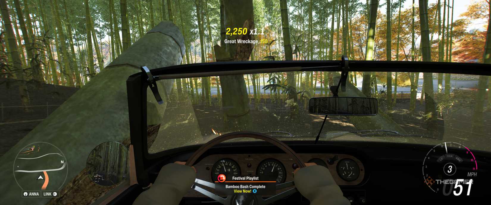 Drive near bamboo and destroy it in Forza Horizon 6.