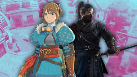 Un personnage de Monster Hunter Stories 3 et un autre de Nioh 3.