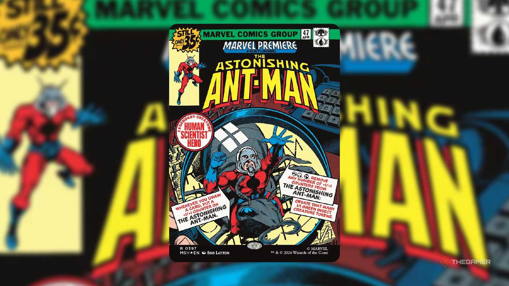 Amazing Ant-Man Comic Book MTG Cards.