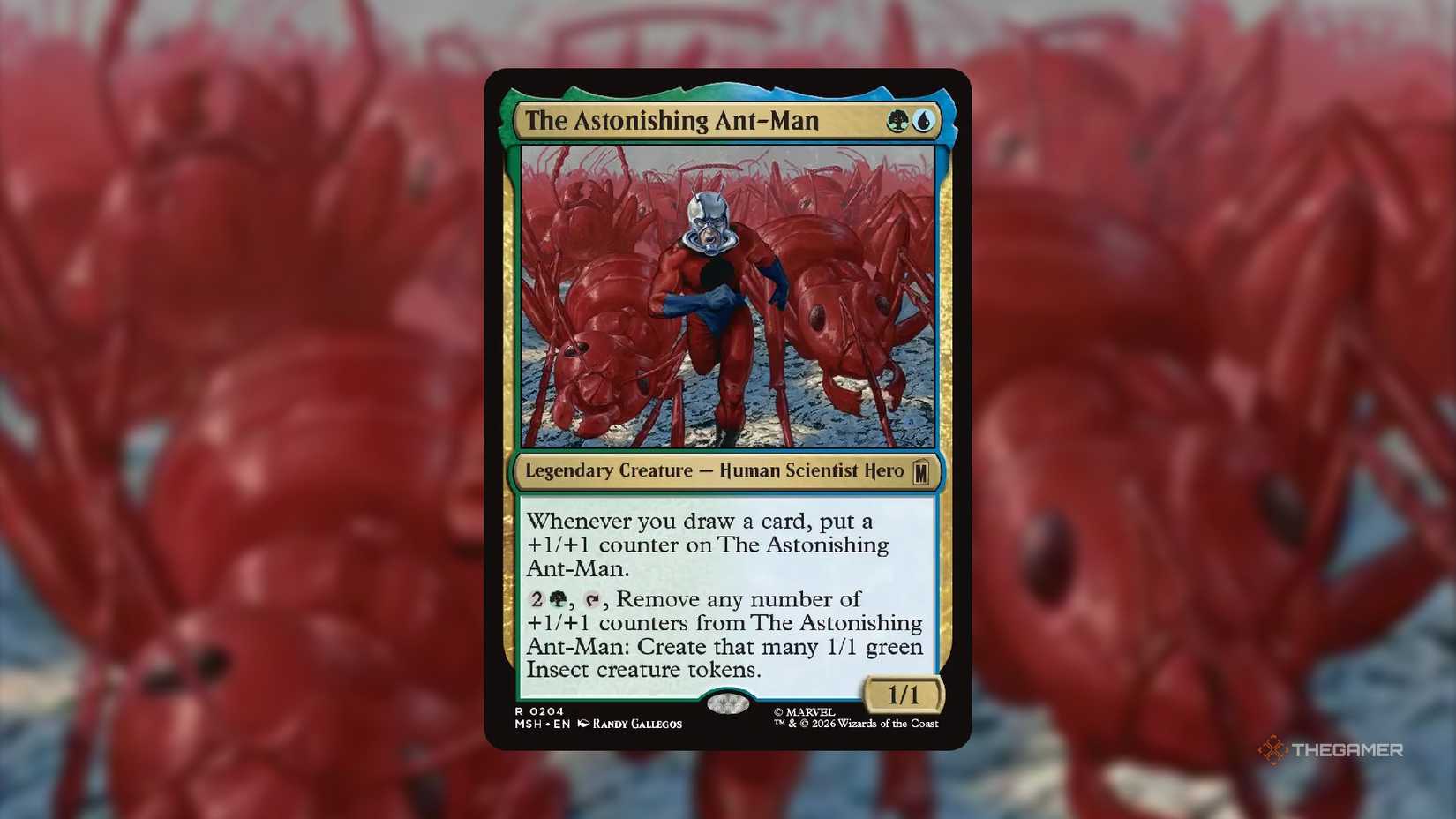 Astonishing Ant-Man MTG Card.