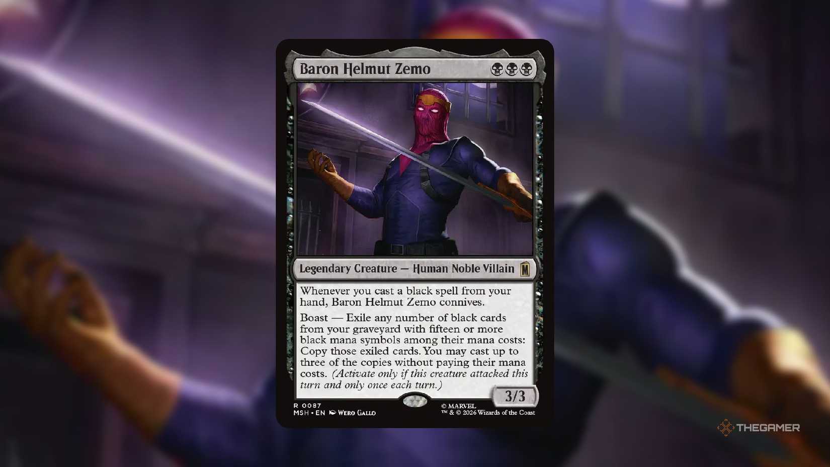Baron Helmut Zemo MTG Card.