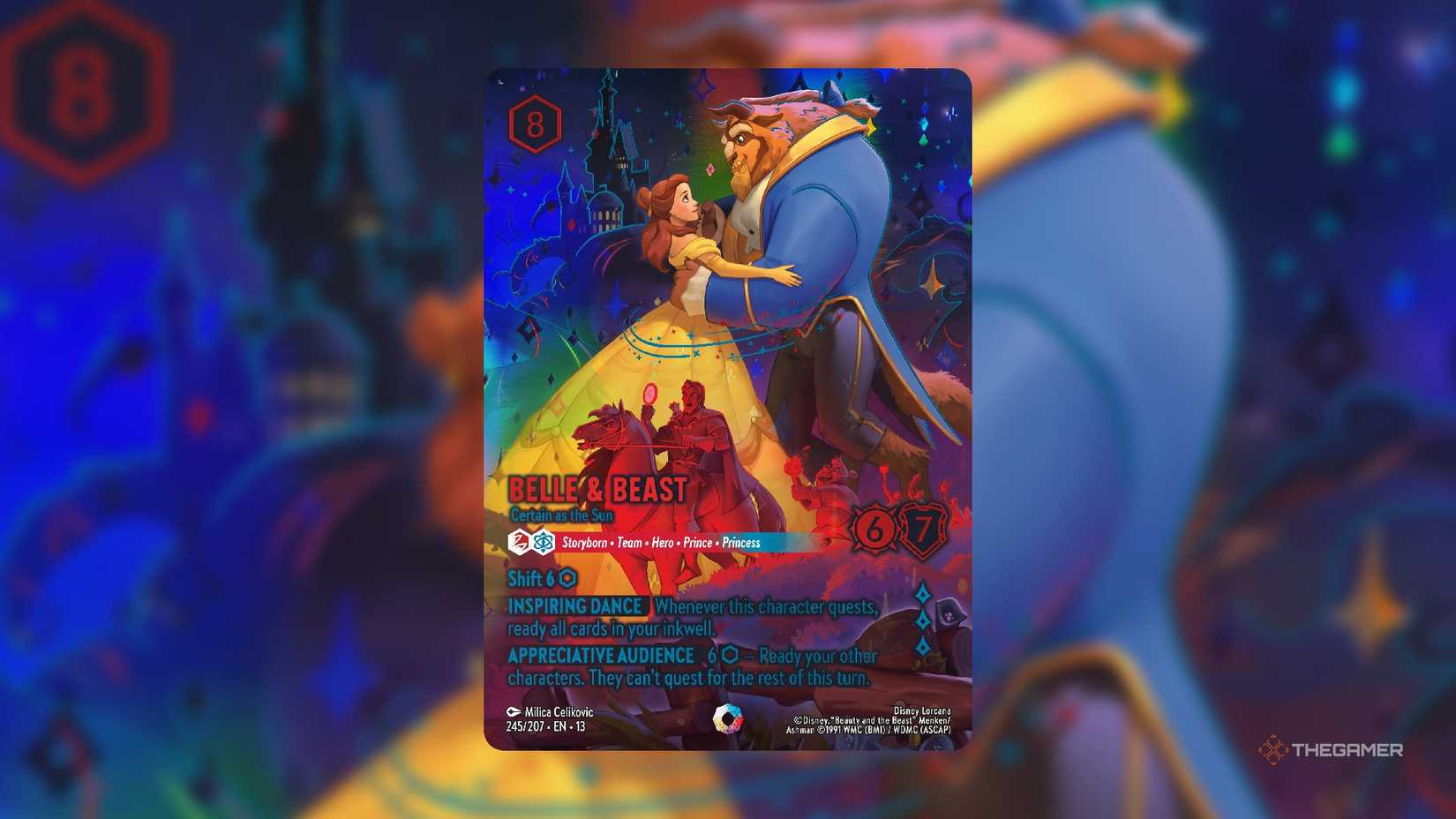 Belle and the Beast are solid solar Lorcana cards.