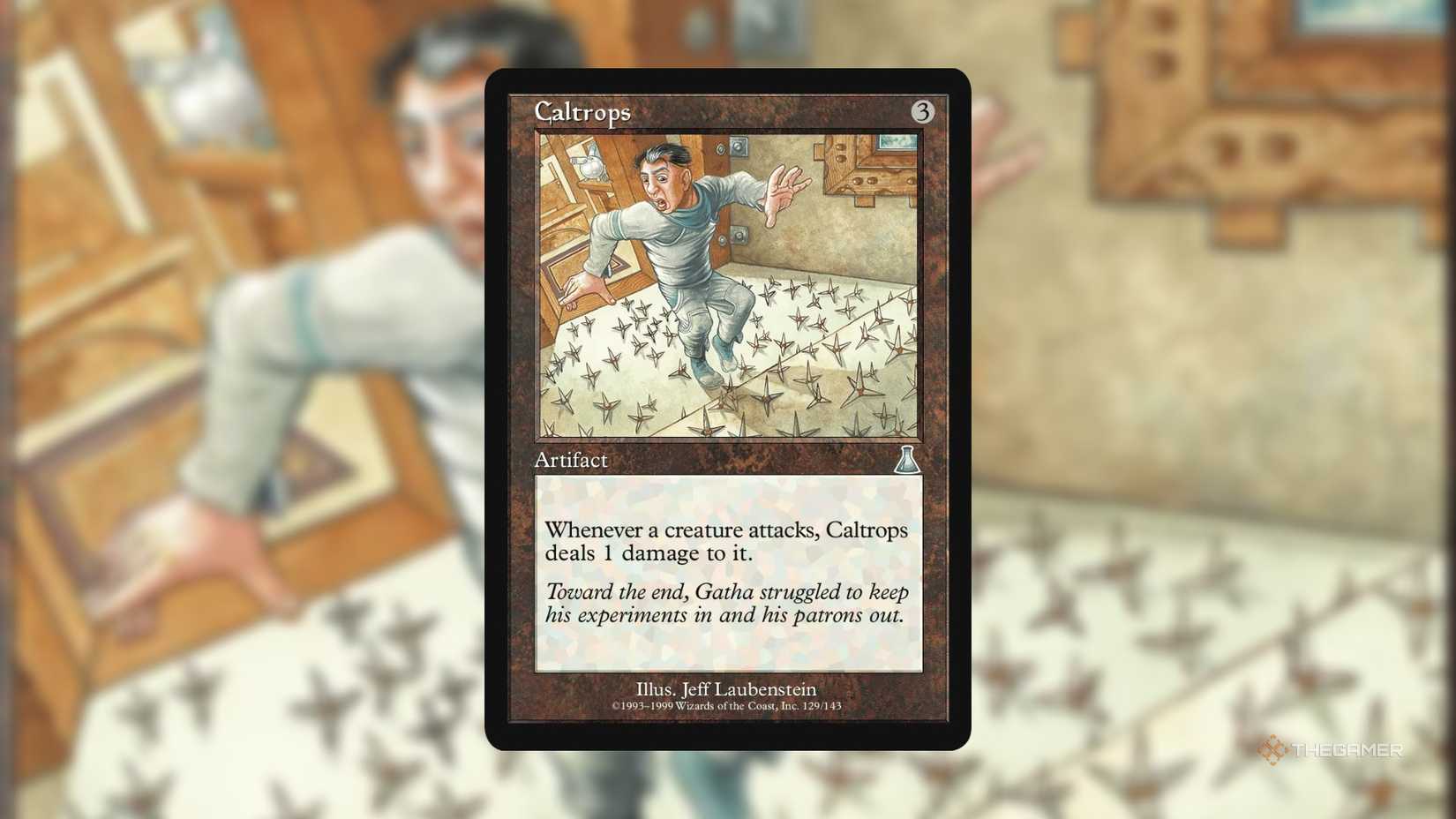 Caltrops MTG card.