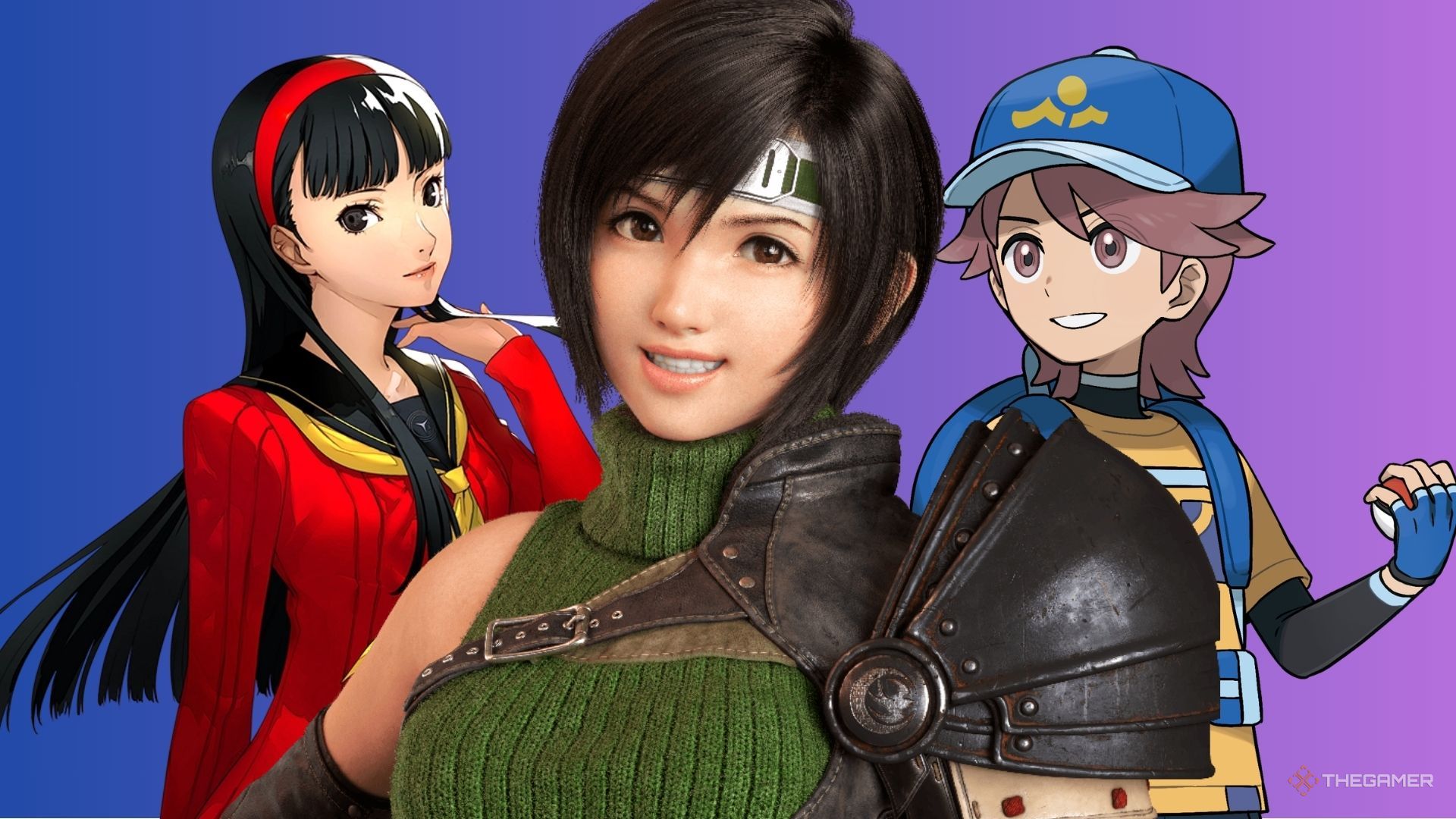 Characters from Persona 4 and Pokémon with Yuffie in a featured image.