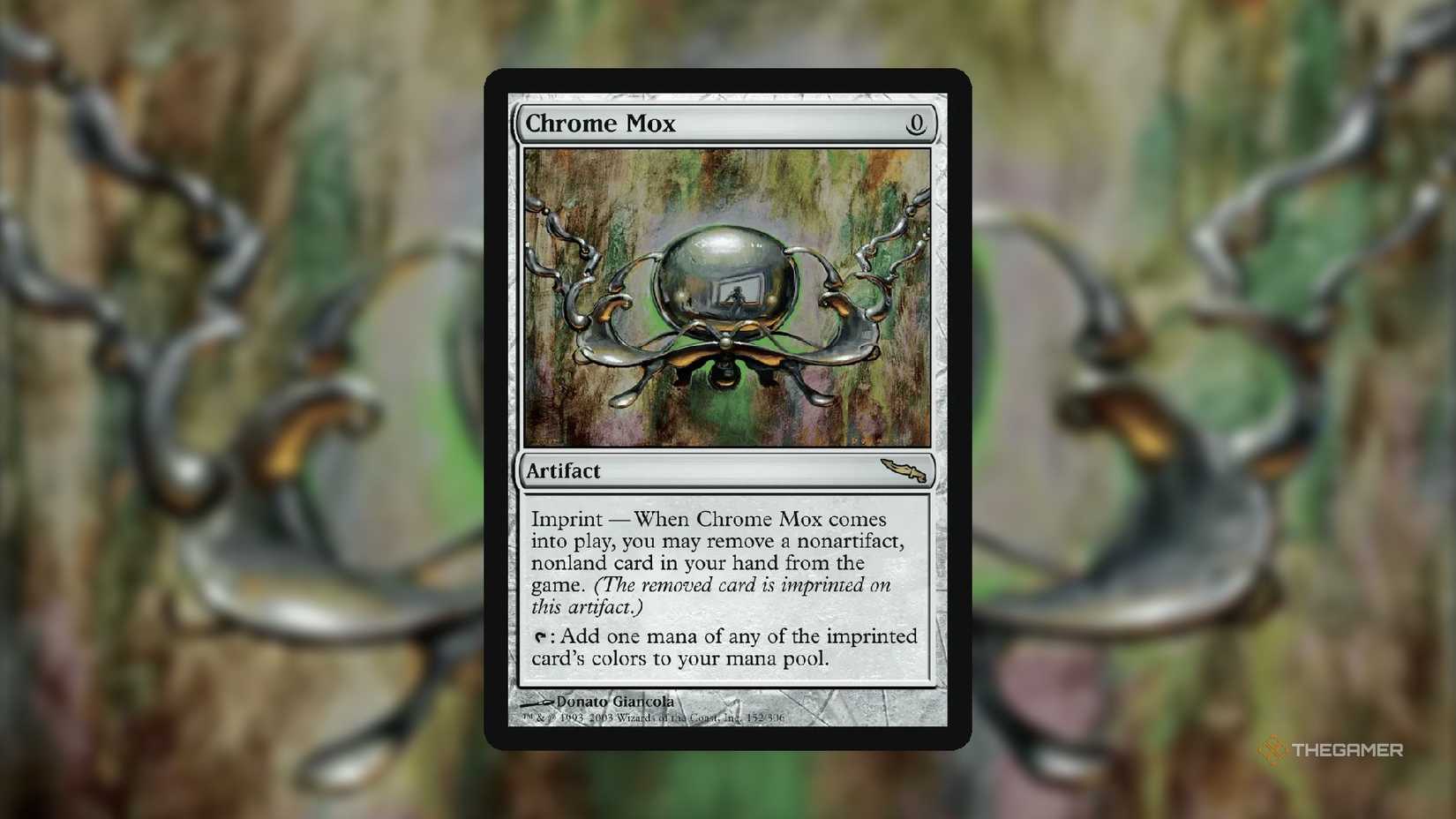 Chrome Mox MTG-kort från Mirrodin.