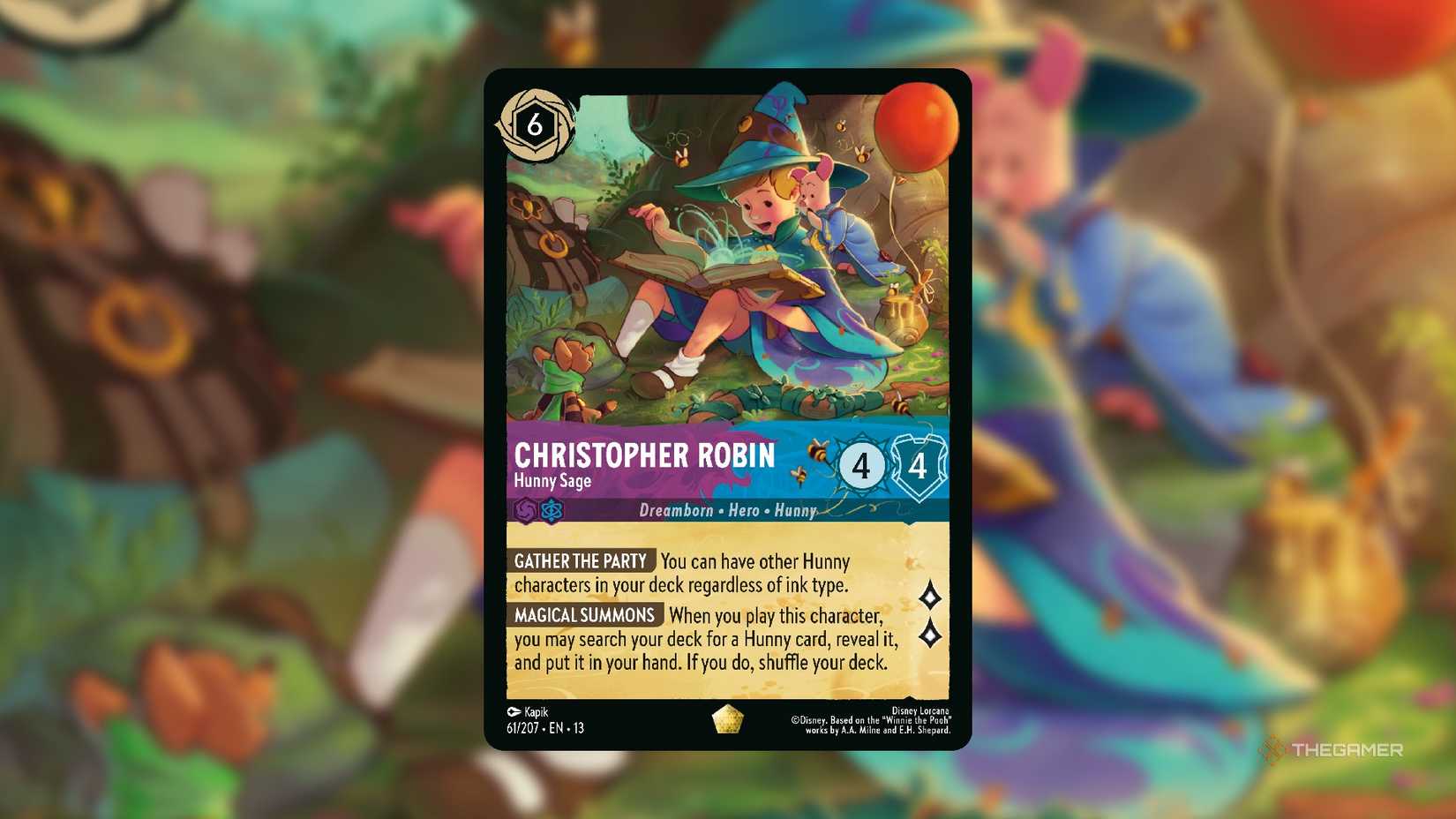 Christopher Robin, Honey Wizard Locana Card.