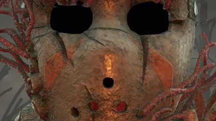 Dead By Daylight Jason Close-Up Mask.