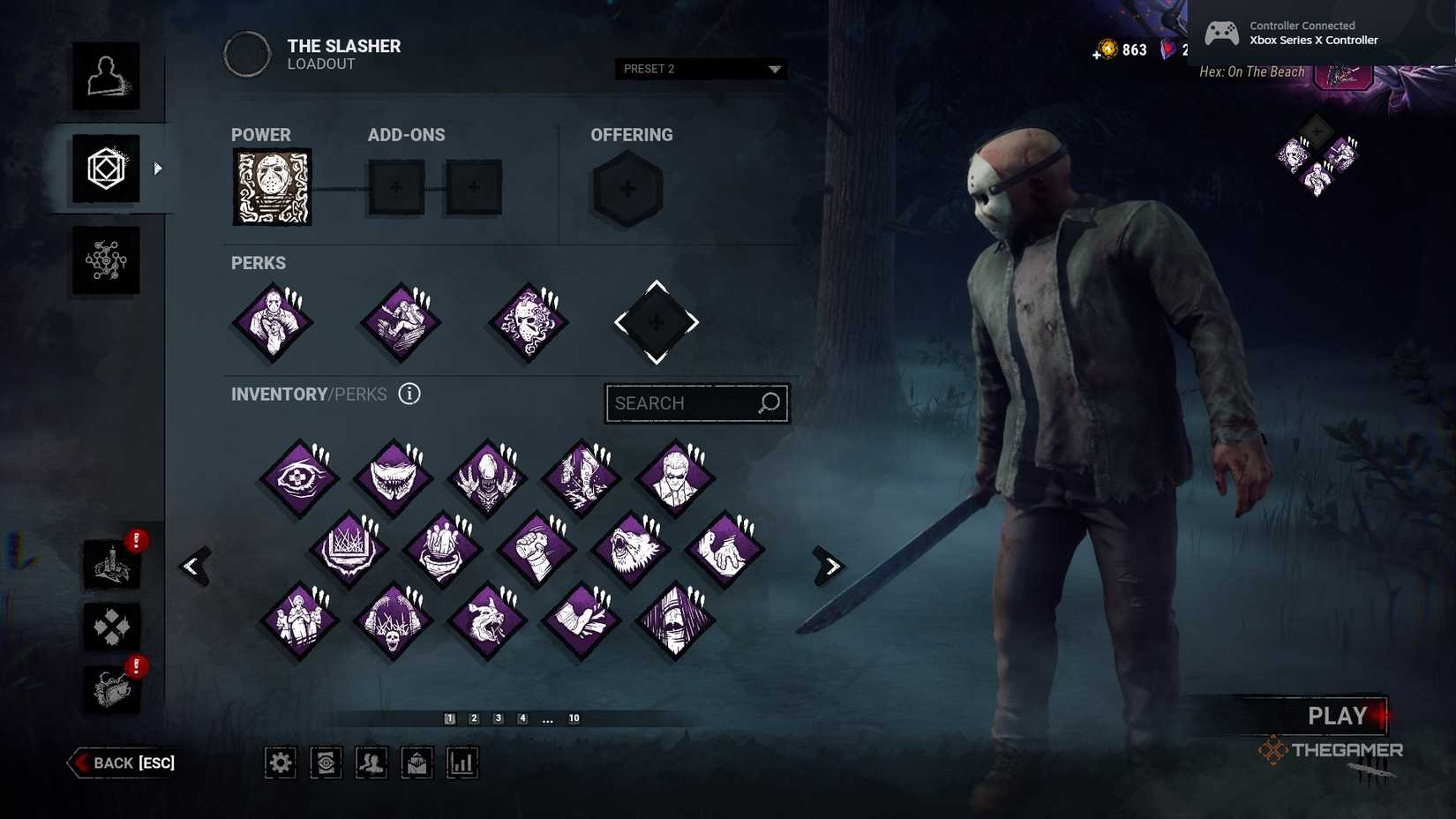 Dead By Daylight Jason Build.