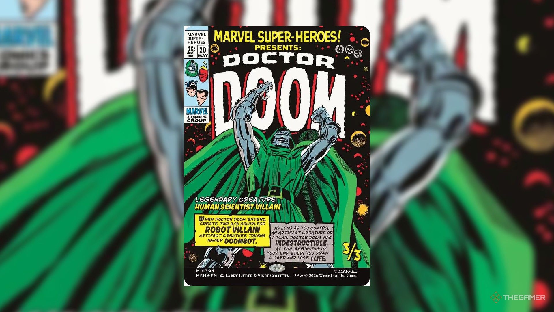MTG Doctor Doom クラシックコミックfoil Doctor Doom, Marvel Super