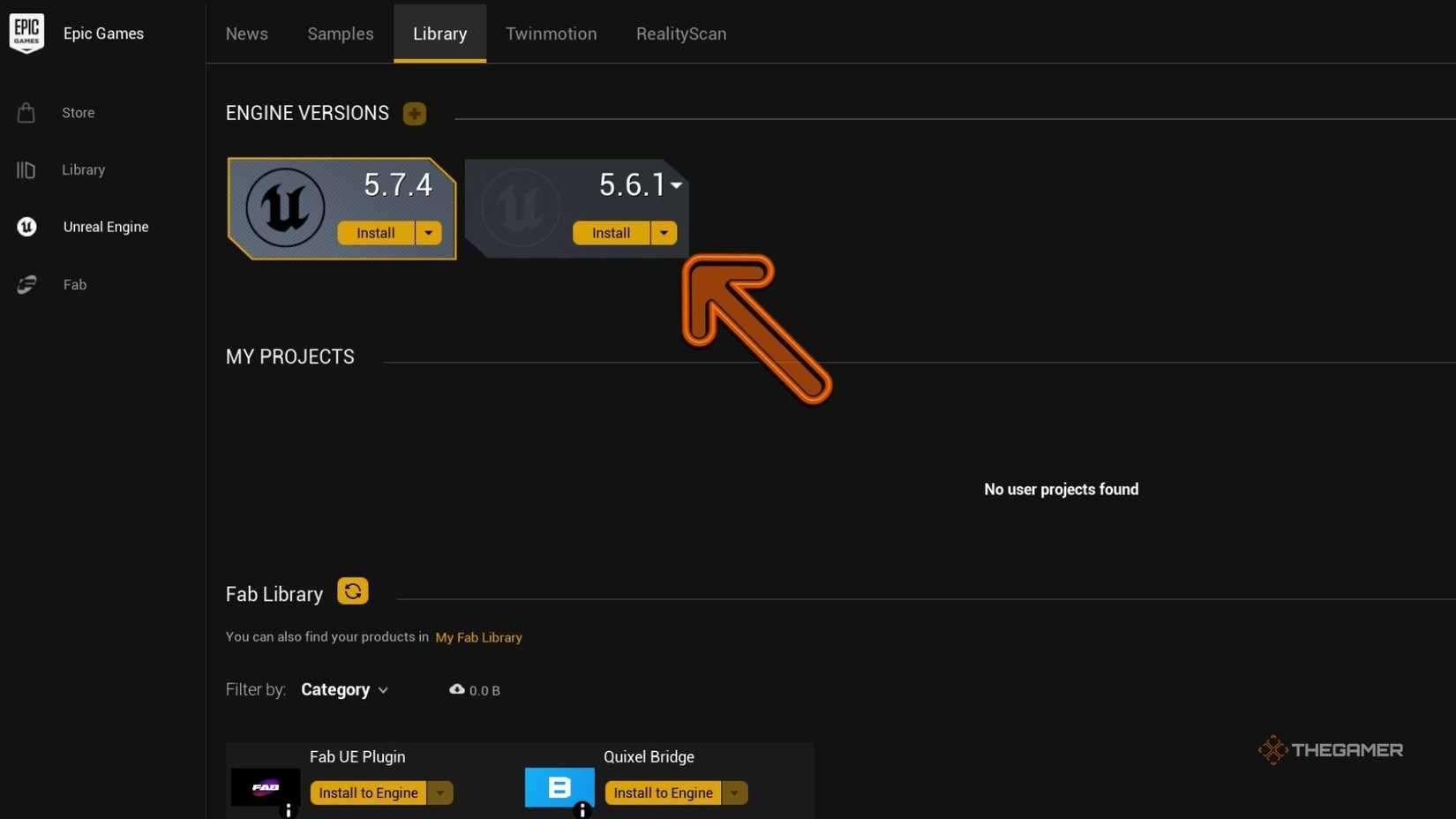 Downloading EpicGames Unreal Engine.