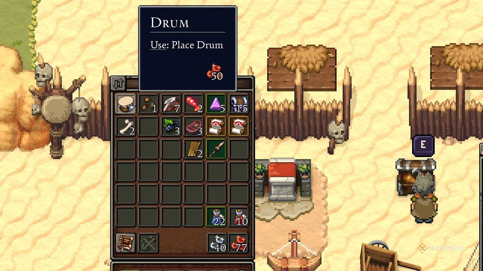 Romstead's drums.