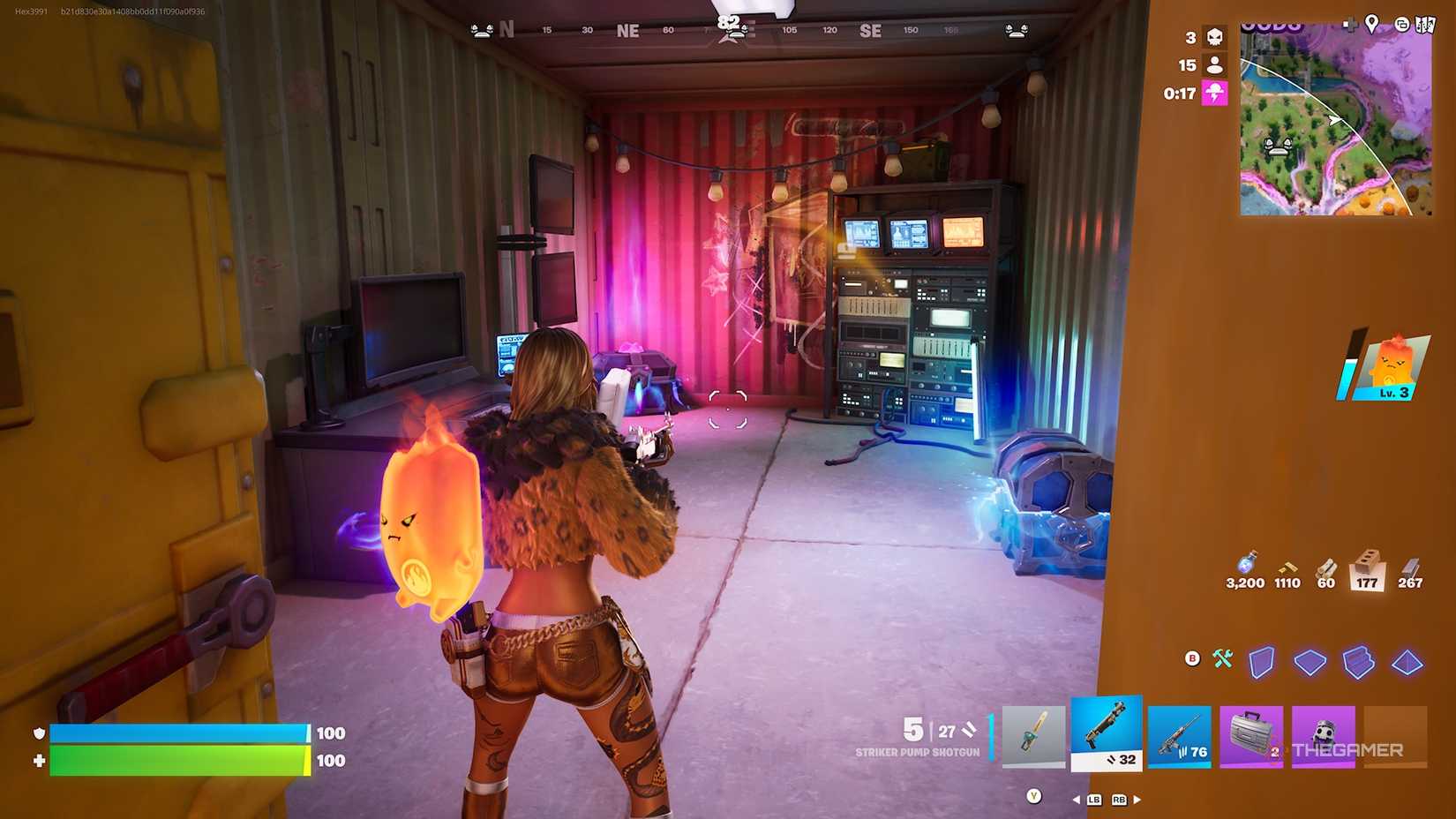 Fortnite small vault with two chests.