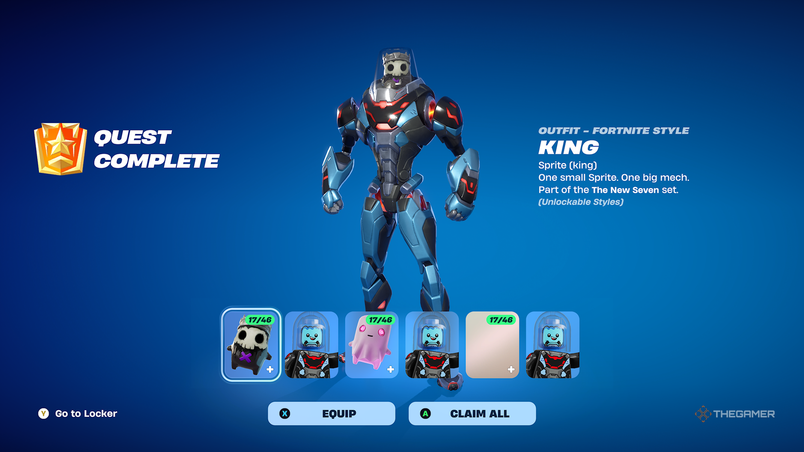 Fortnite Guardian Sprite unlocked.