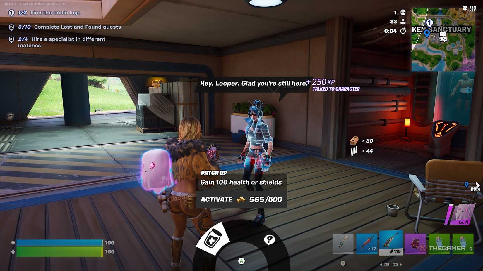 Fortnite Hope NPC.