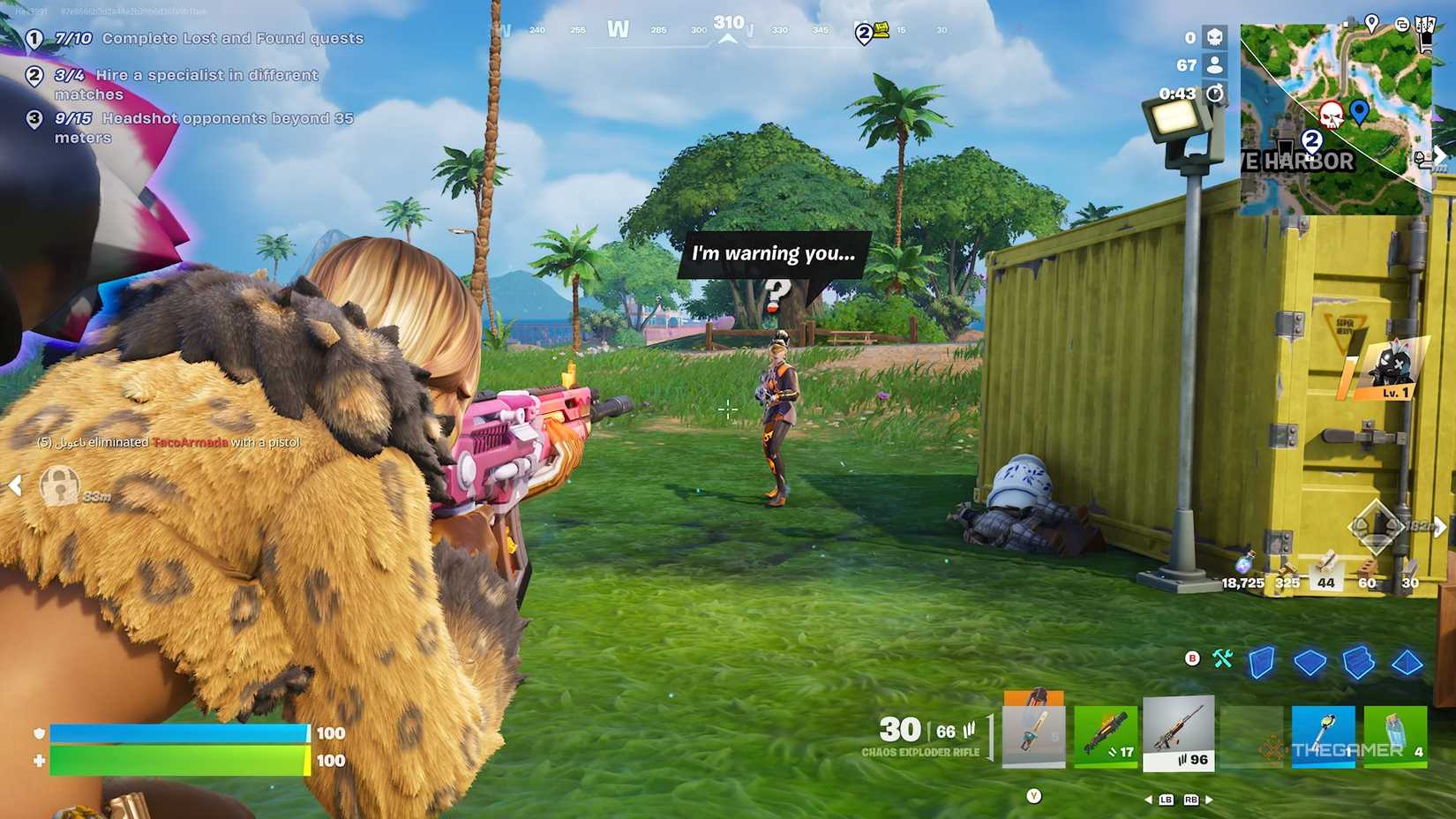 Fortnite Voidblade NPC.