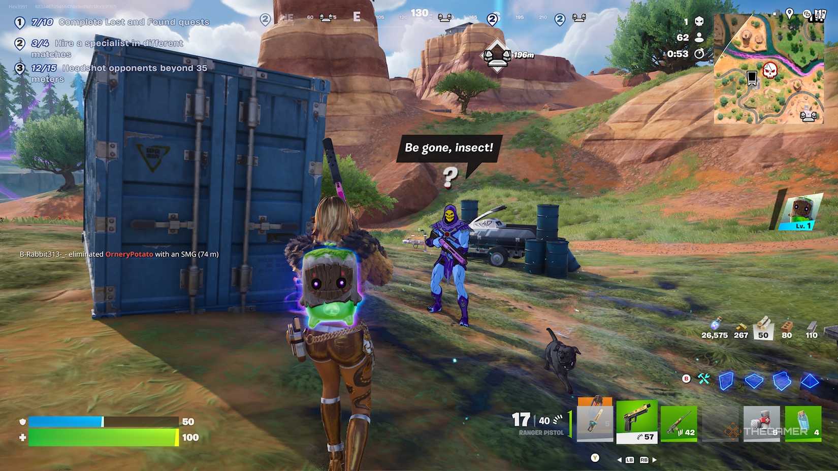 Fortnite Skeleton NPC.