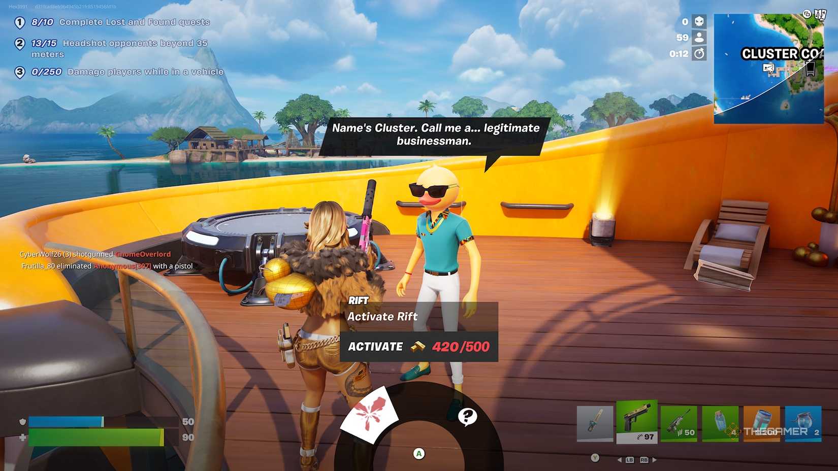 Fortnite Cluster NPCs.