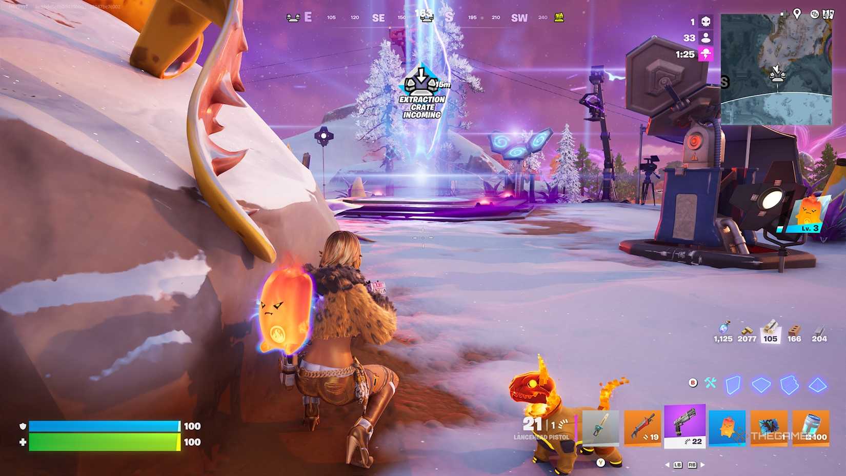 Fortnite Sprite Awaits Extraction.