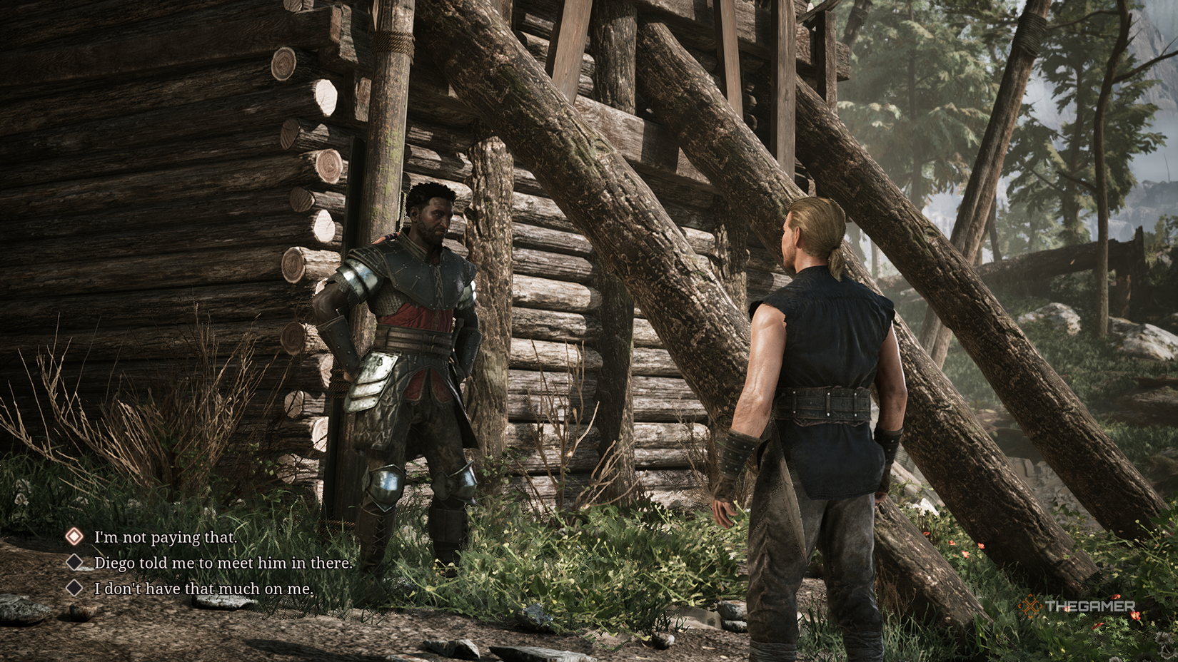 Talking to the Gothic 1 Remake Jackal. 