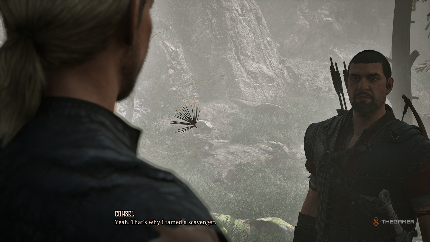 Gothic 1 Remake speaking to Cohsel.