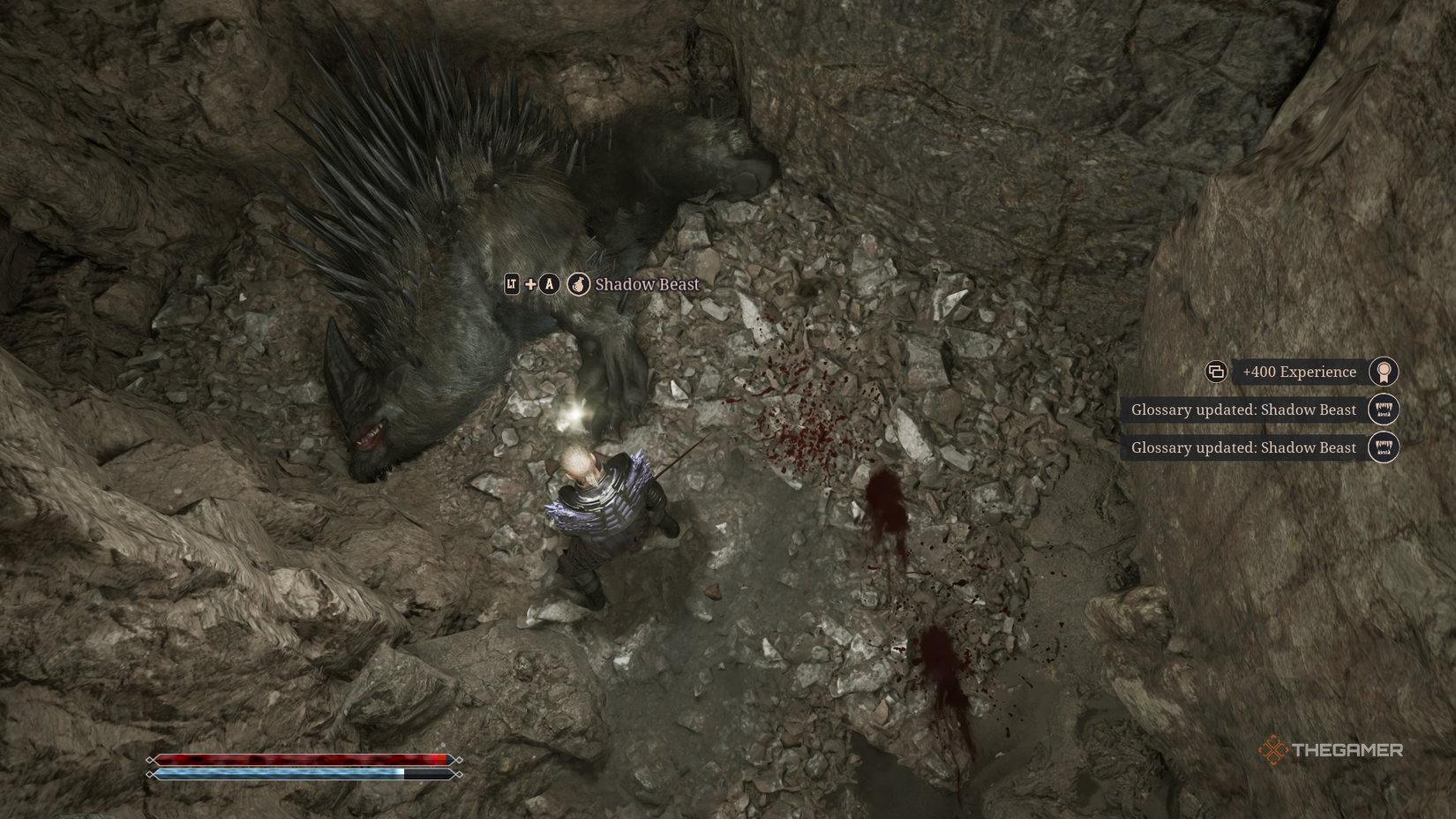 Gothic 1 Remake defeated the shadow beast.