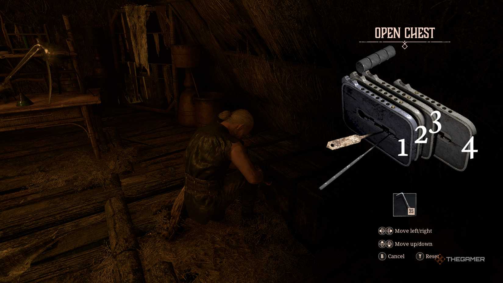 Gothic 1 Remake lockpick numbered.