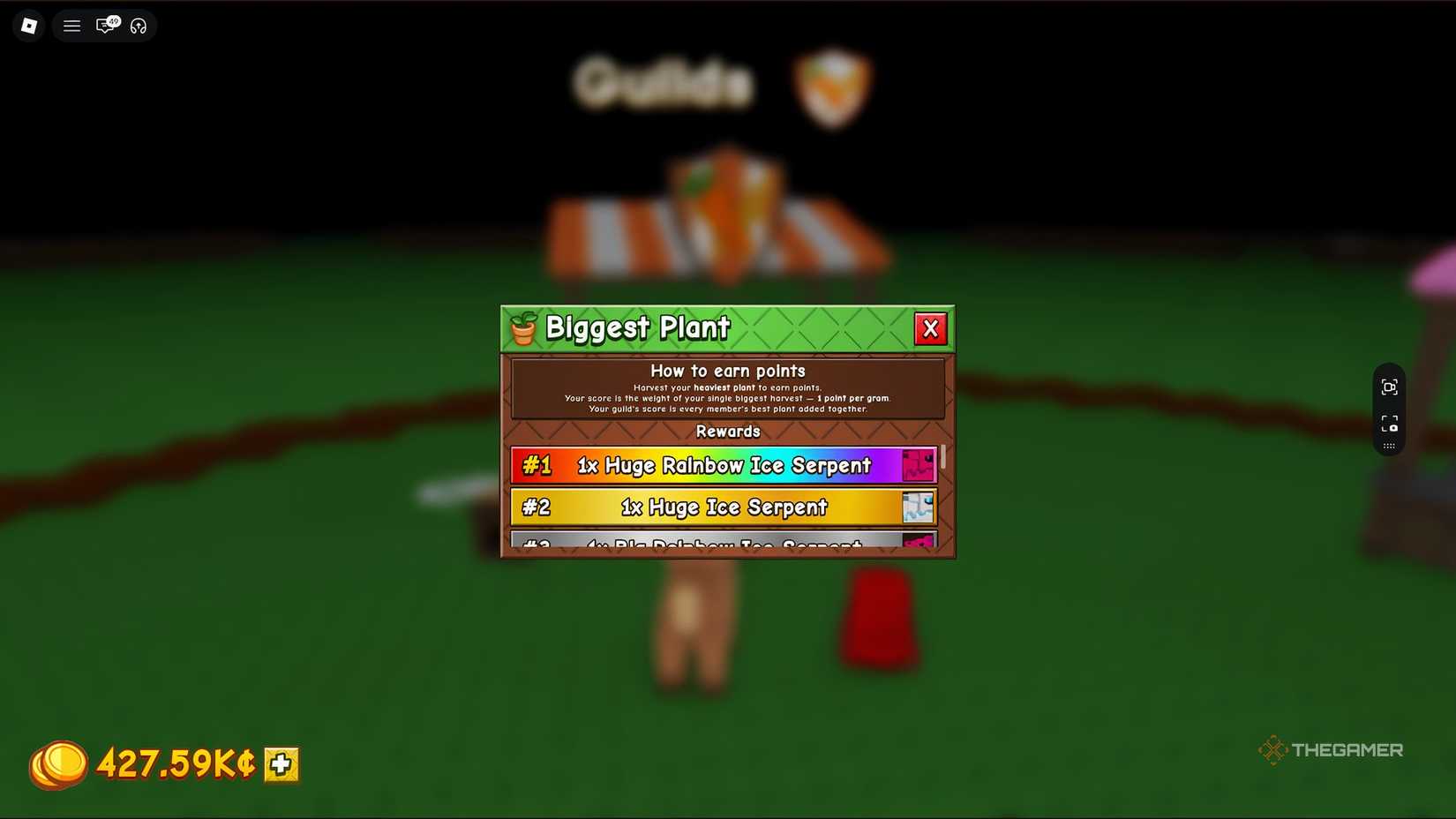 Guild Rewards in Grow a Garden 2 Roblox.
