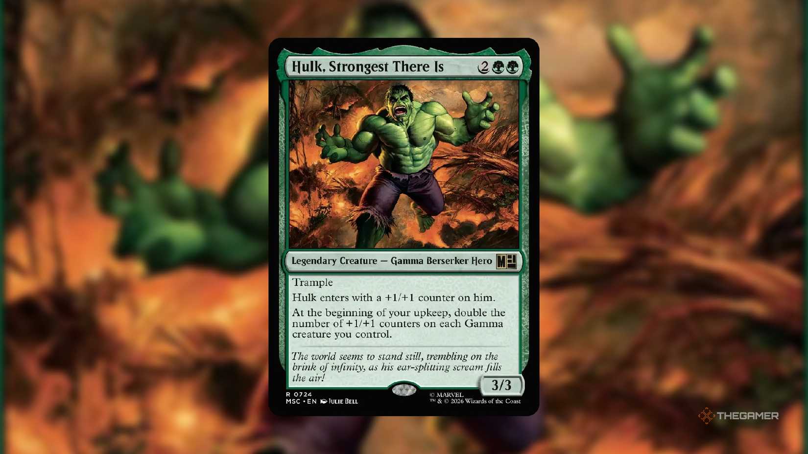Hulk, MTG's strongest card.