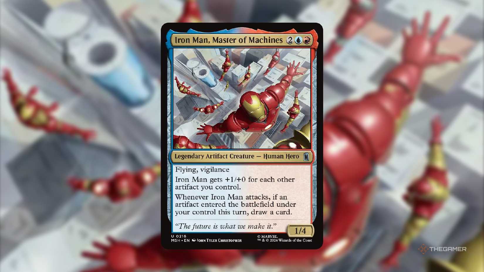 Iron Man, Master of Machines MTG card.