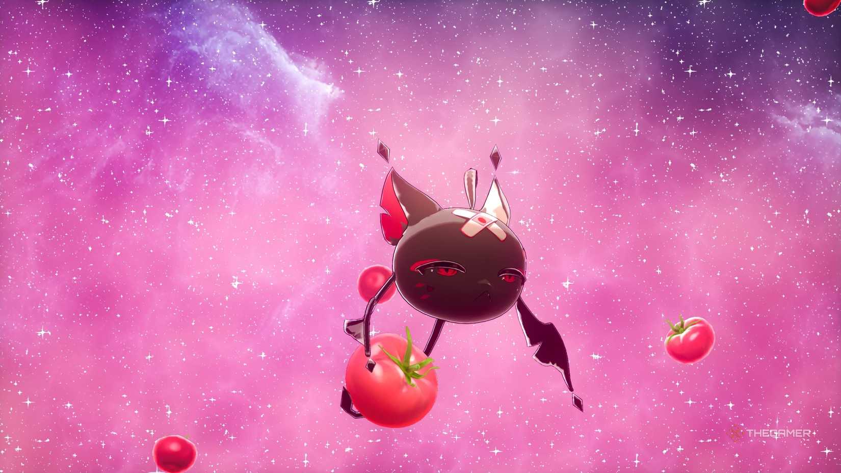 Lacrimosa's tomato bat in Neverness to Everness.