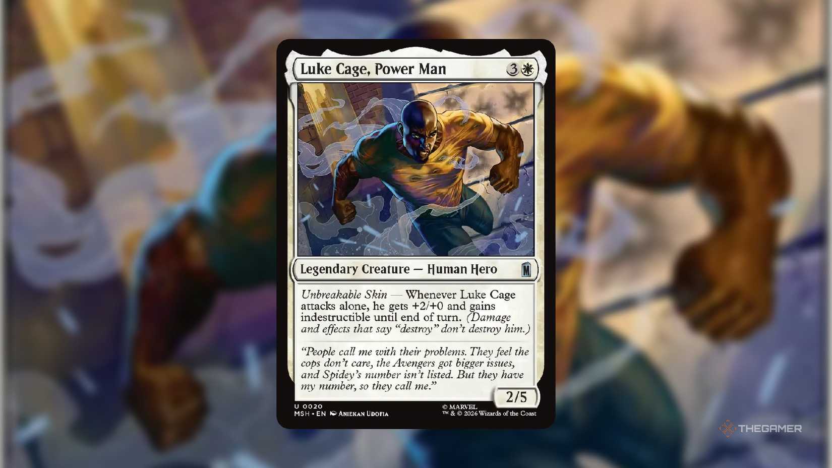 Luke Cage, Power Man MTG Cards.