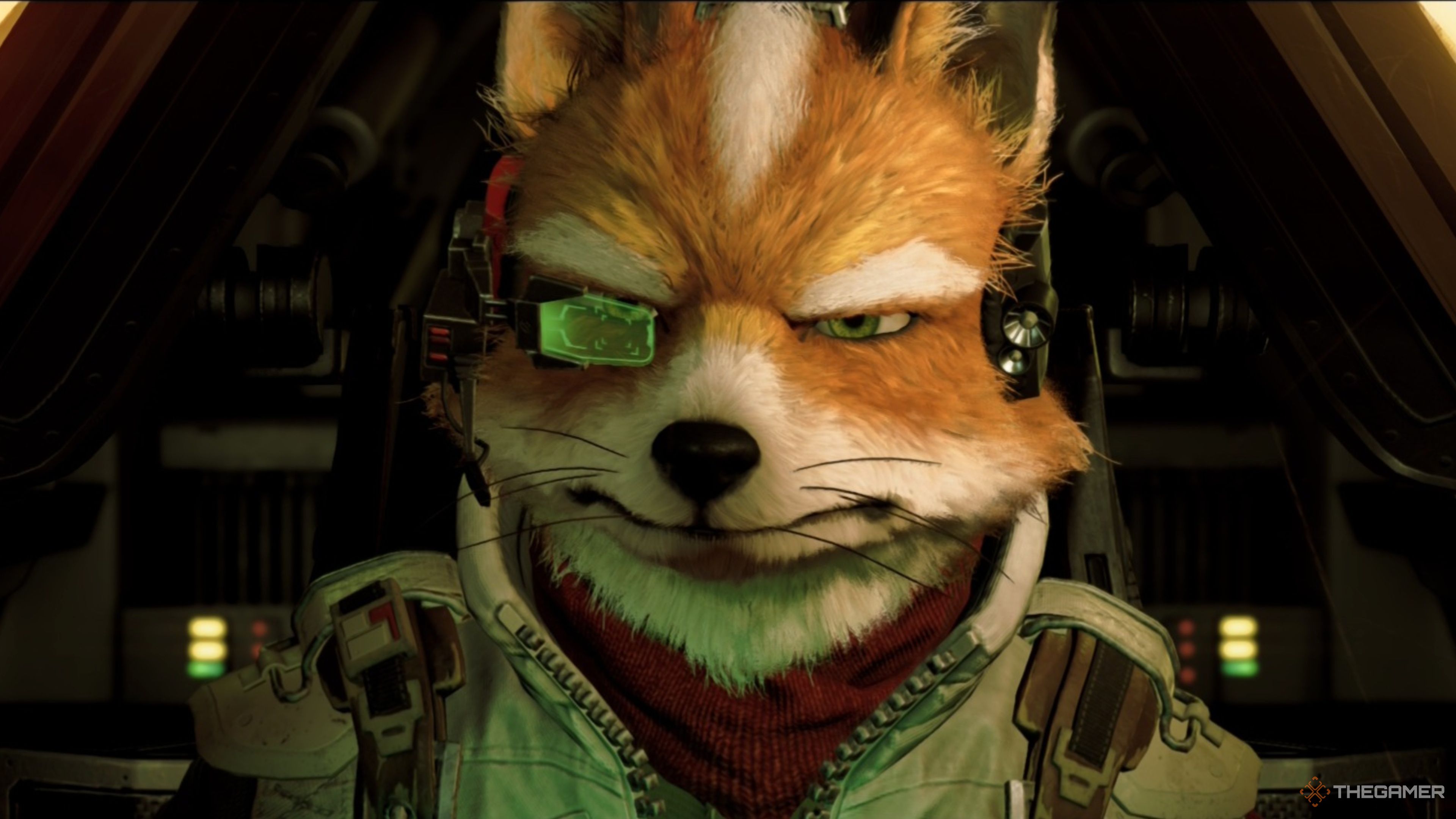 Close up of Star Fox.