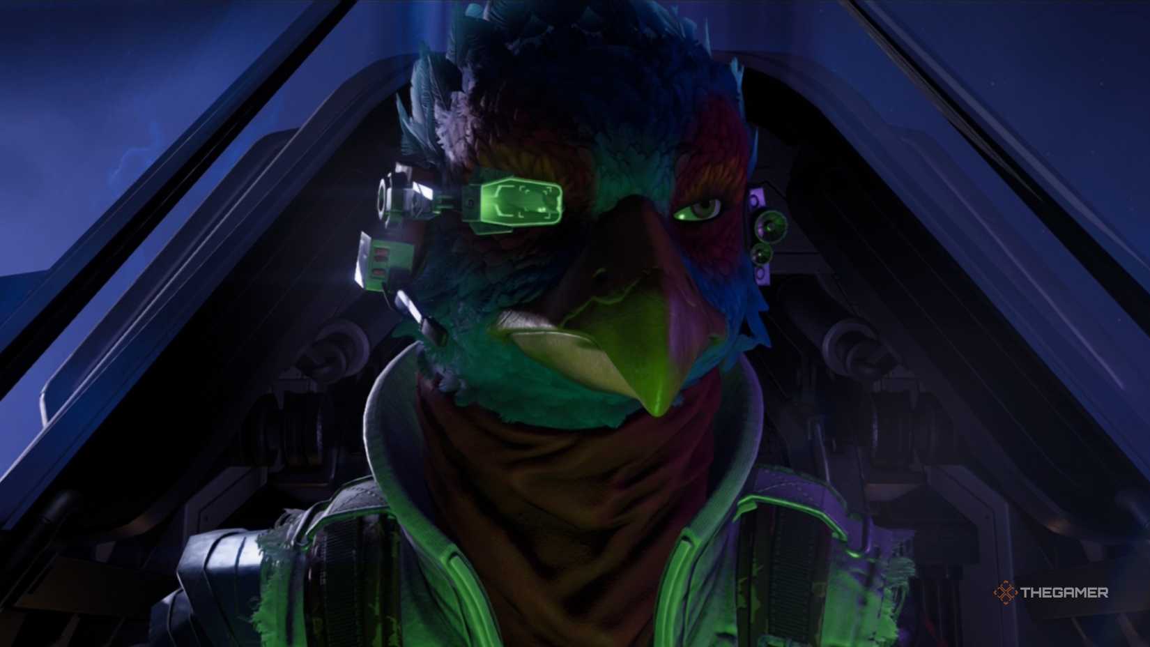 Falco on Star Fox.