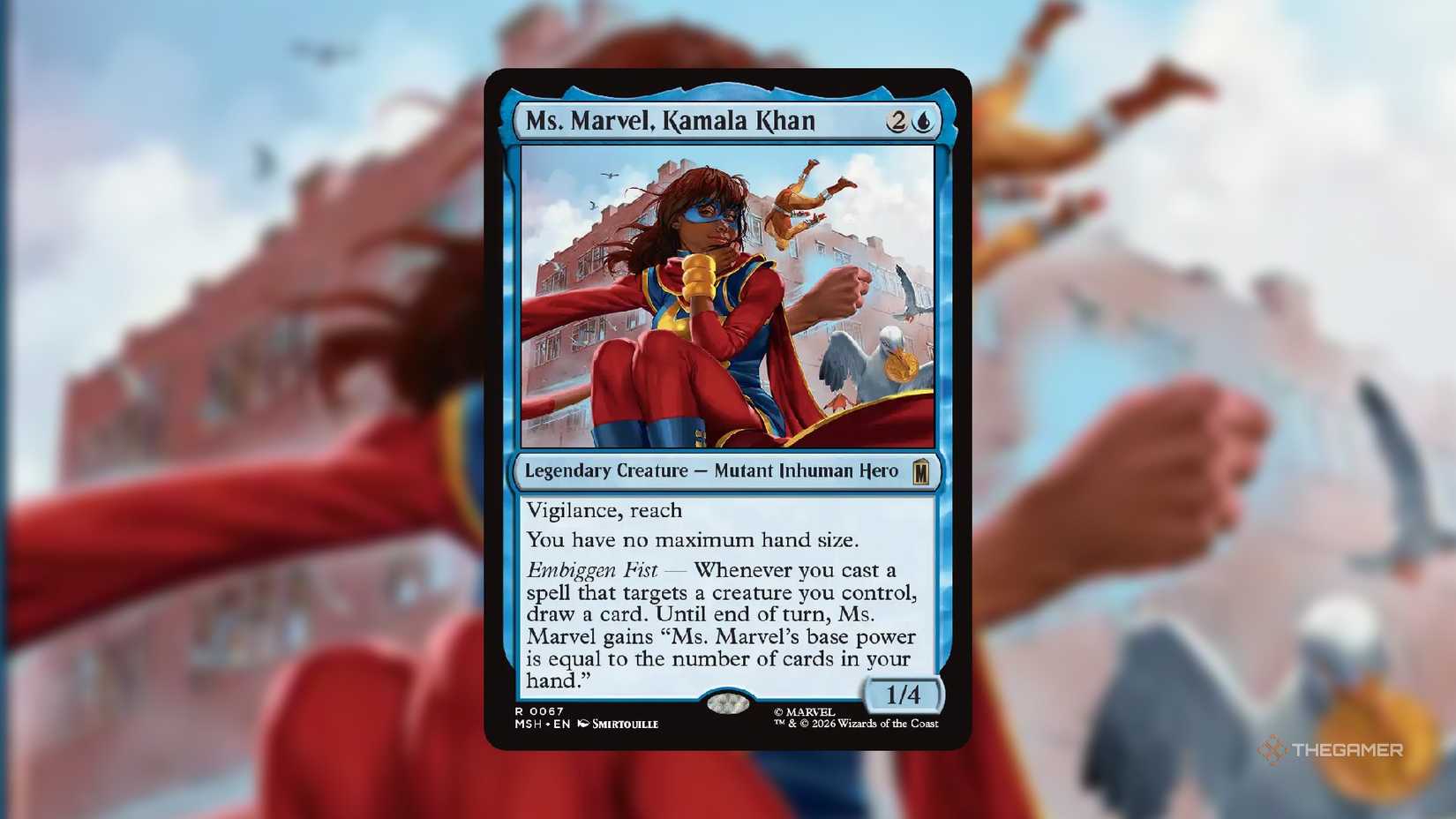 Ms. Marvel, Kamala Khan MTG Card.