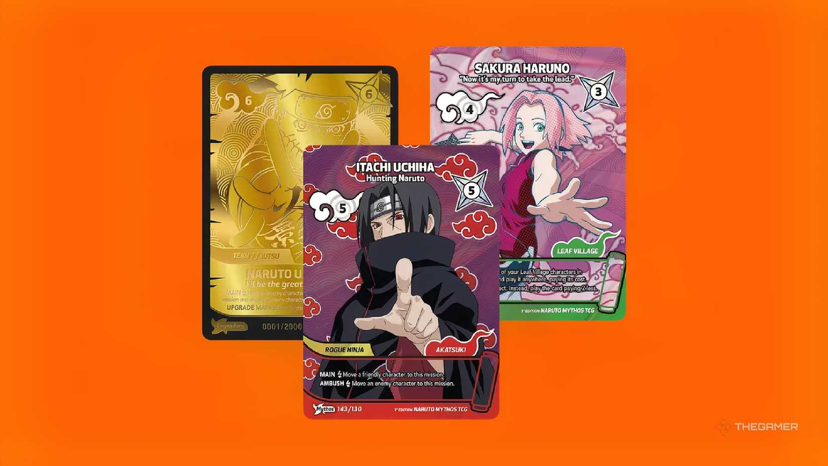 Naruto Mythos Cards.