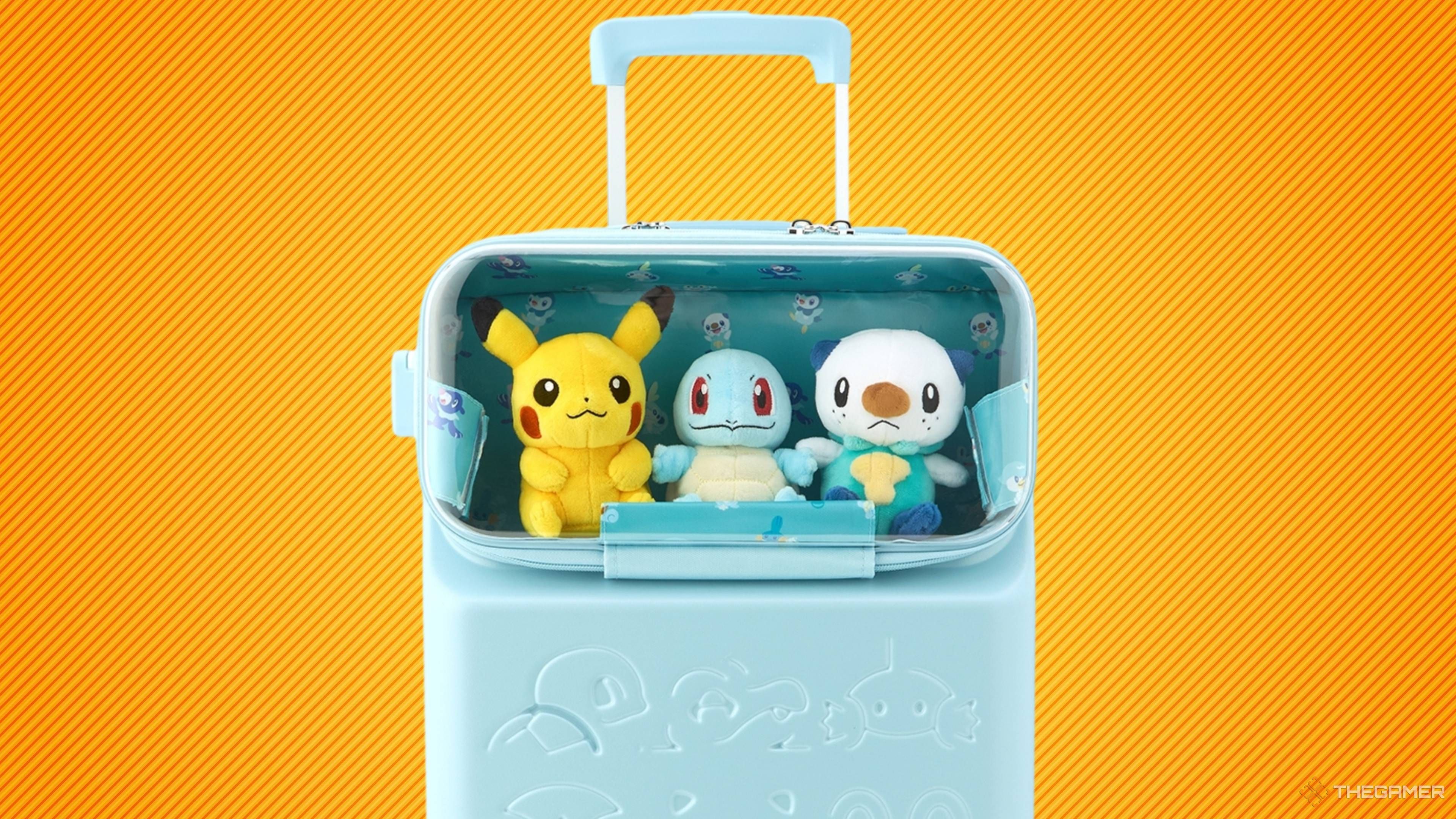 Pokemon Reveals Suitcases With A Transparent Compartment For Your Plushes