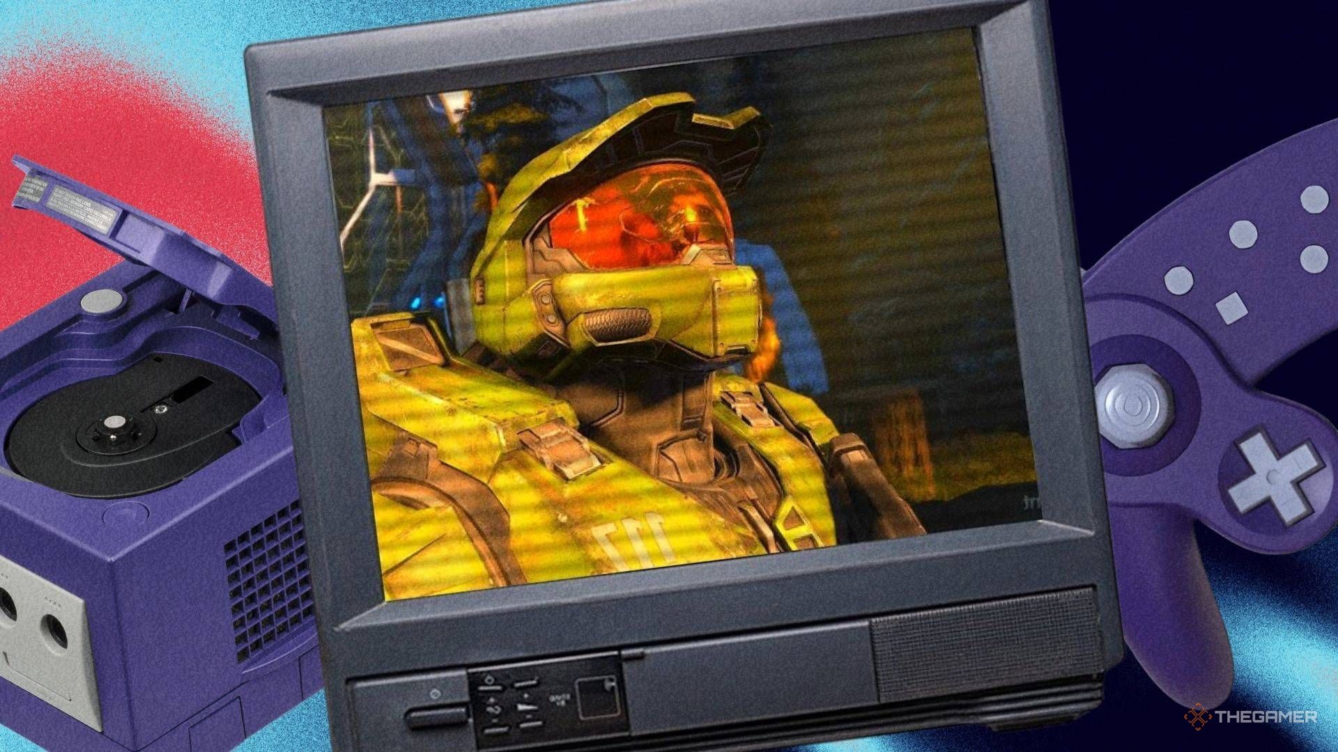 Retro CTV with Halo and a gamecube.