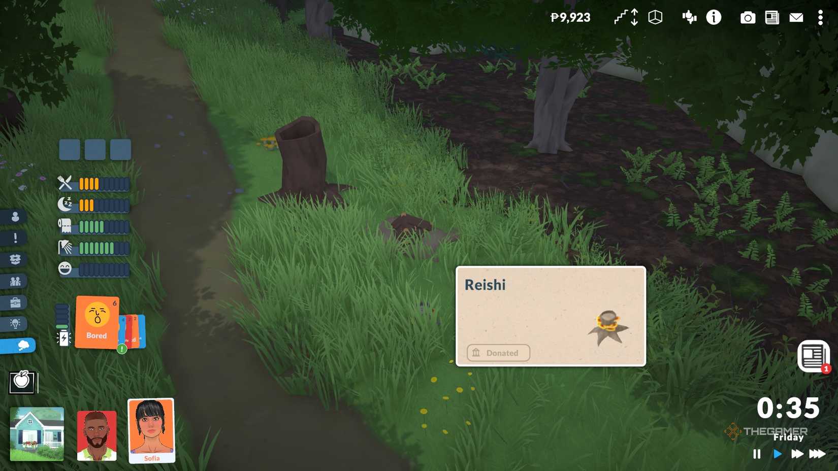 Reishi mushroom in Paralives.