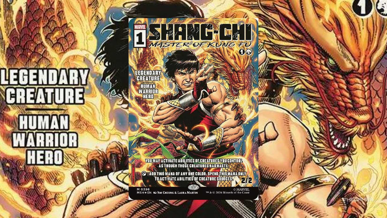 Shang-Chi MTG card.