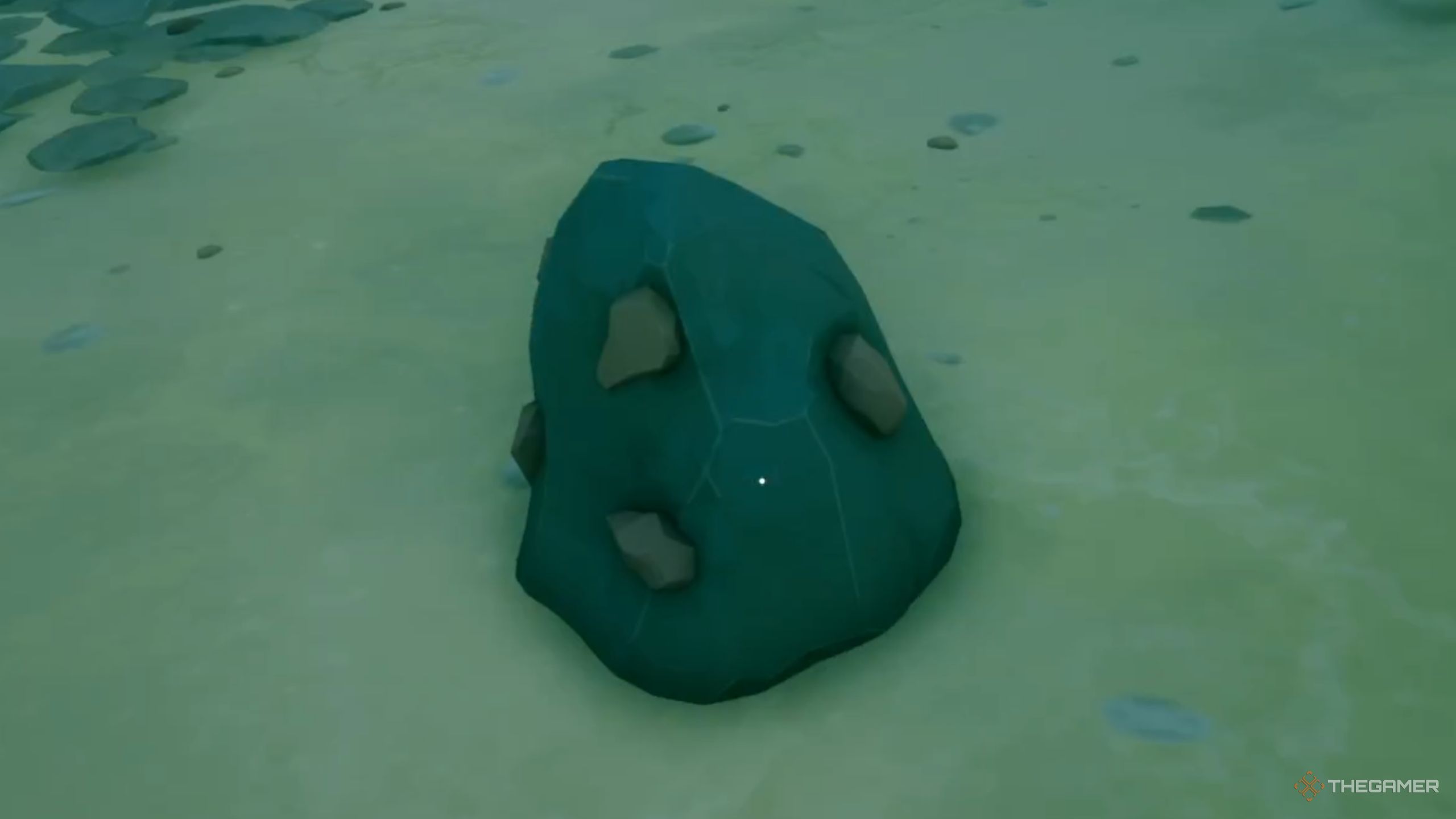 Solarpunk iron ore deposit on the map.