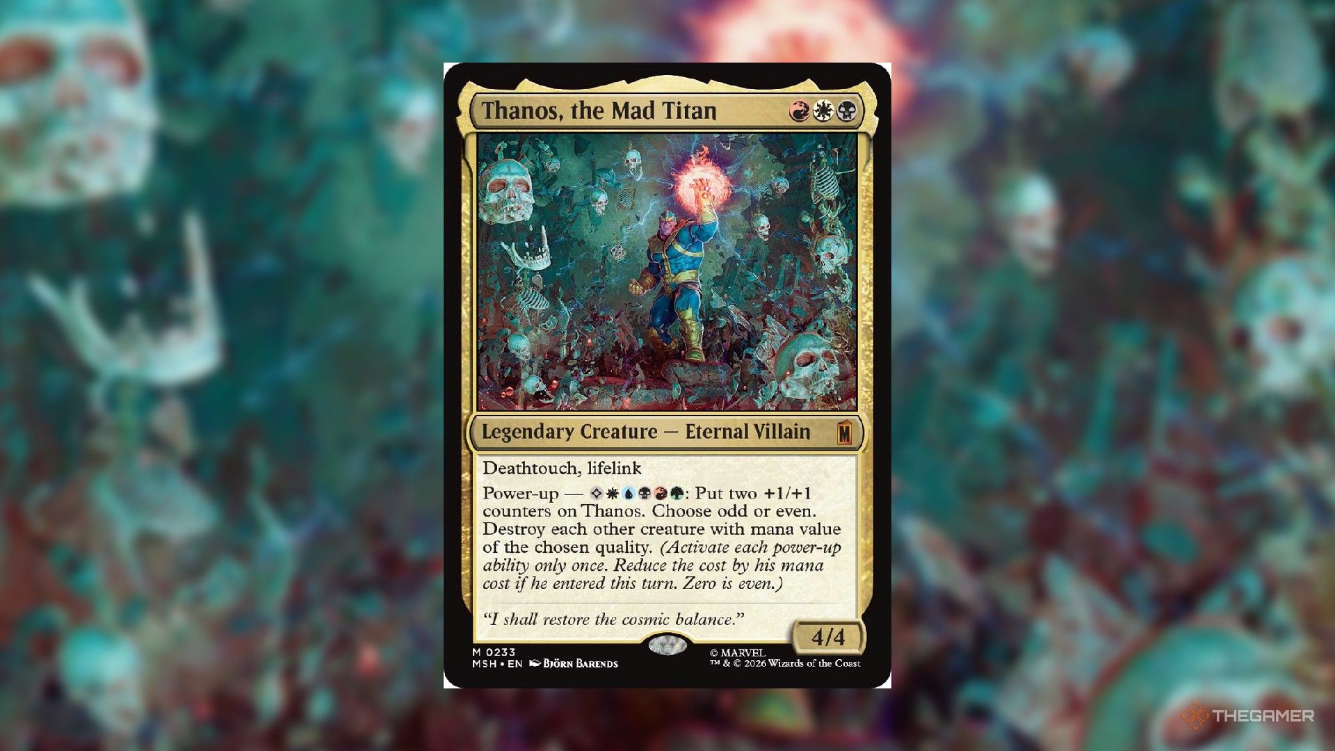 MTG Marvel Tales Thanos The Mad Titanサノス 【公式通販】