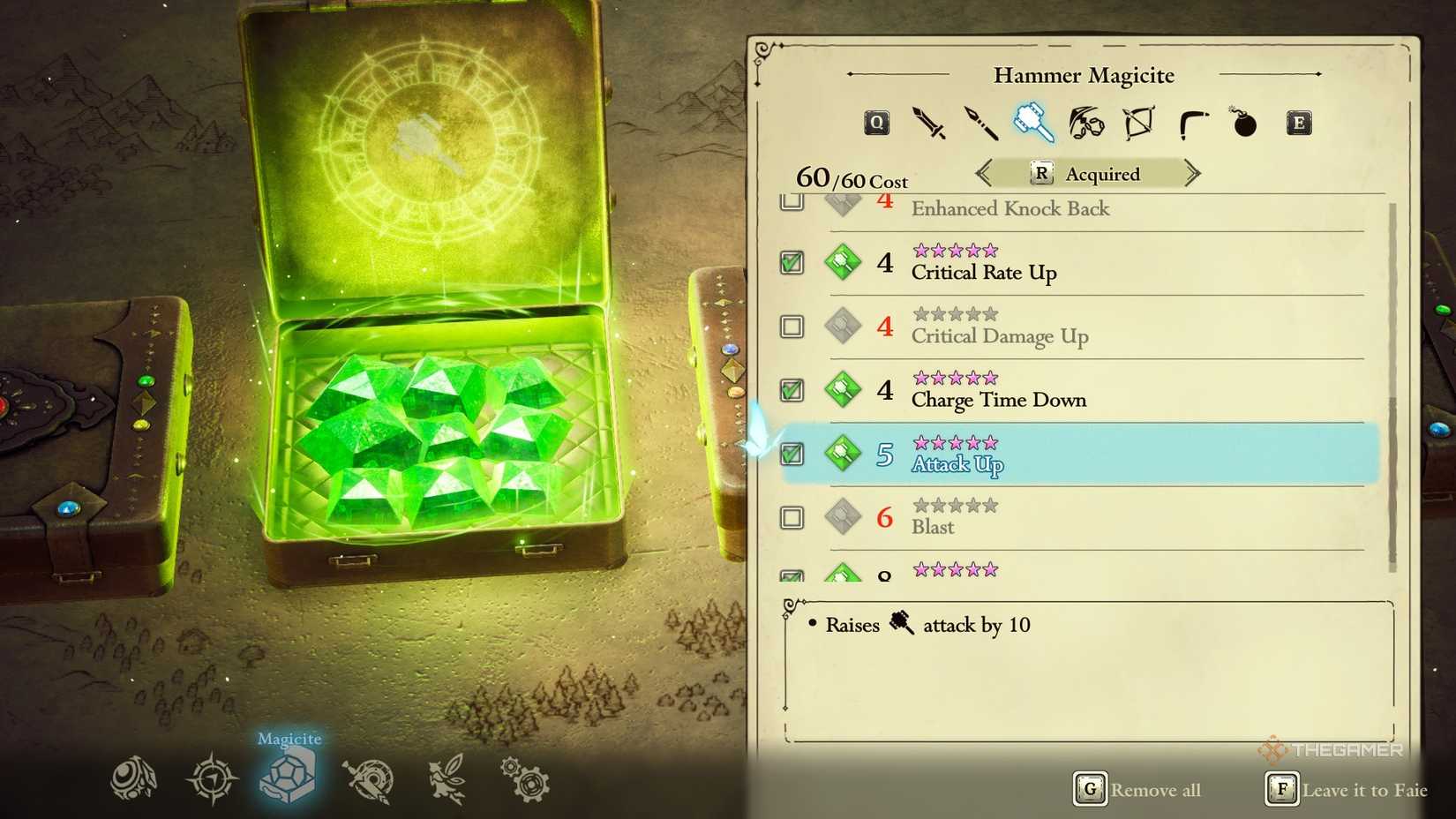 Hammer Stone Menu from The Adventures of Elliot The Millennium Tales.