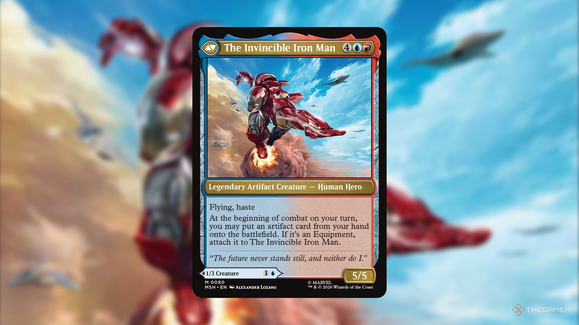 Carta do Homem de Ferro em Magic: The Gathering