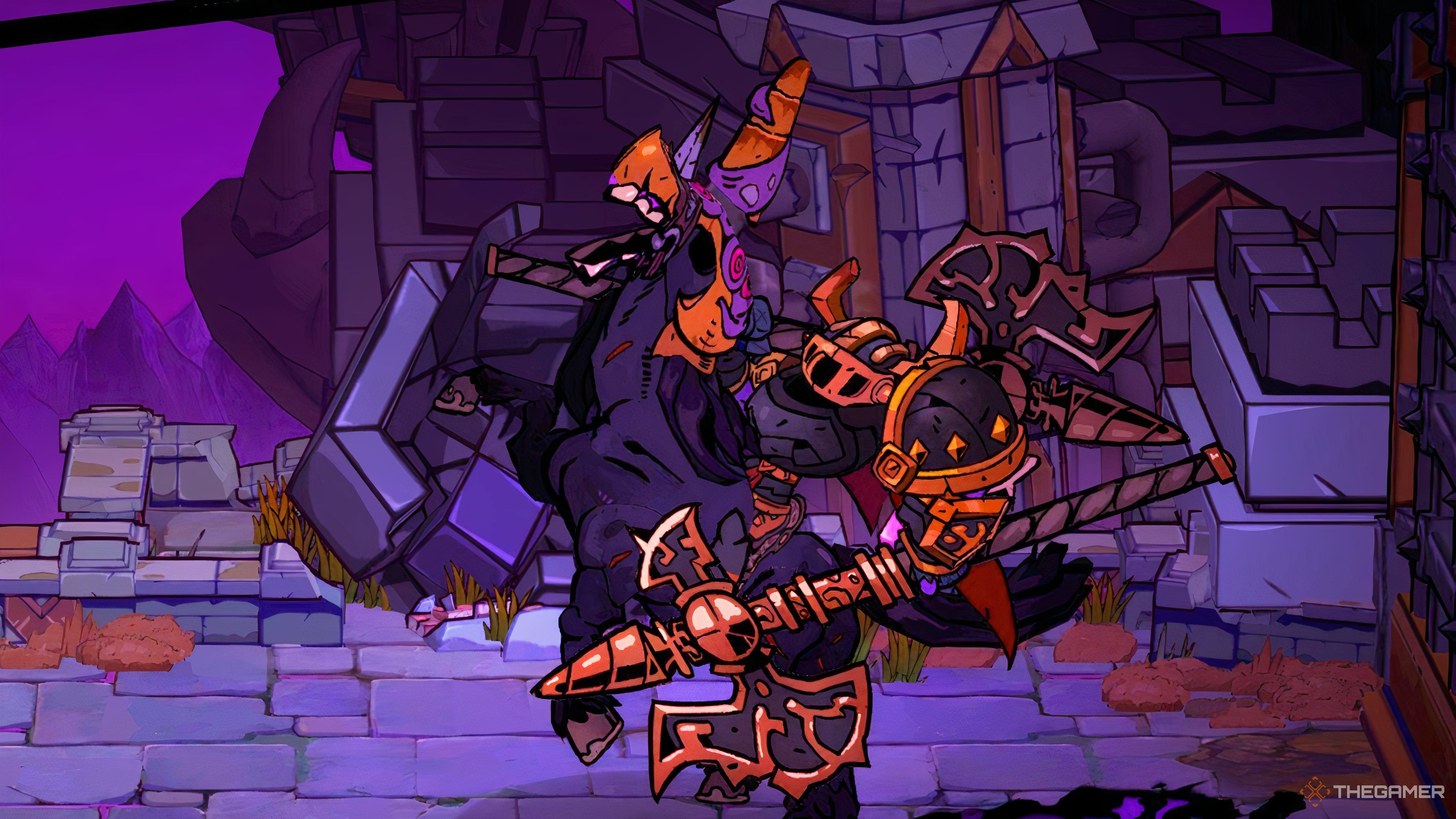 Wandering Night Boss in Lost Castle 2.