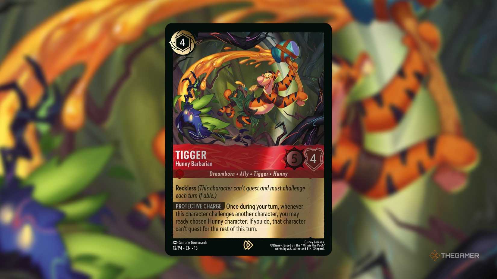 tigger lorcana card Disney - TCG - Playmat 127/204 Description Disney Lorcana Trading Card Game