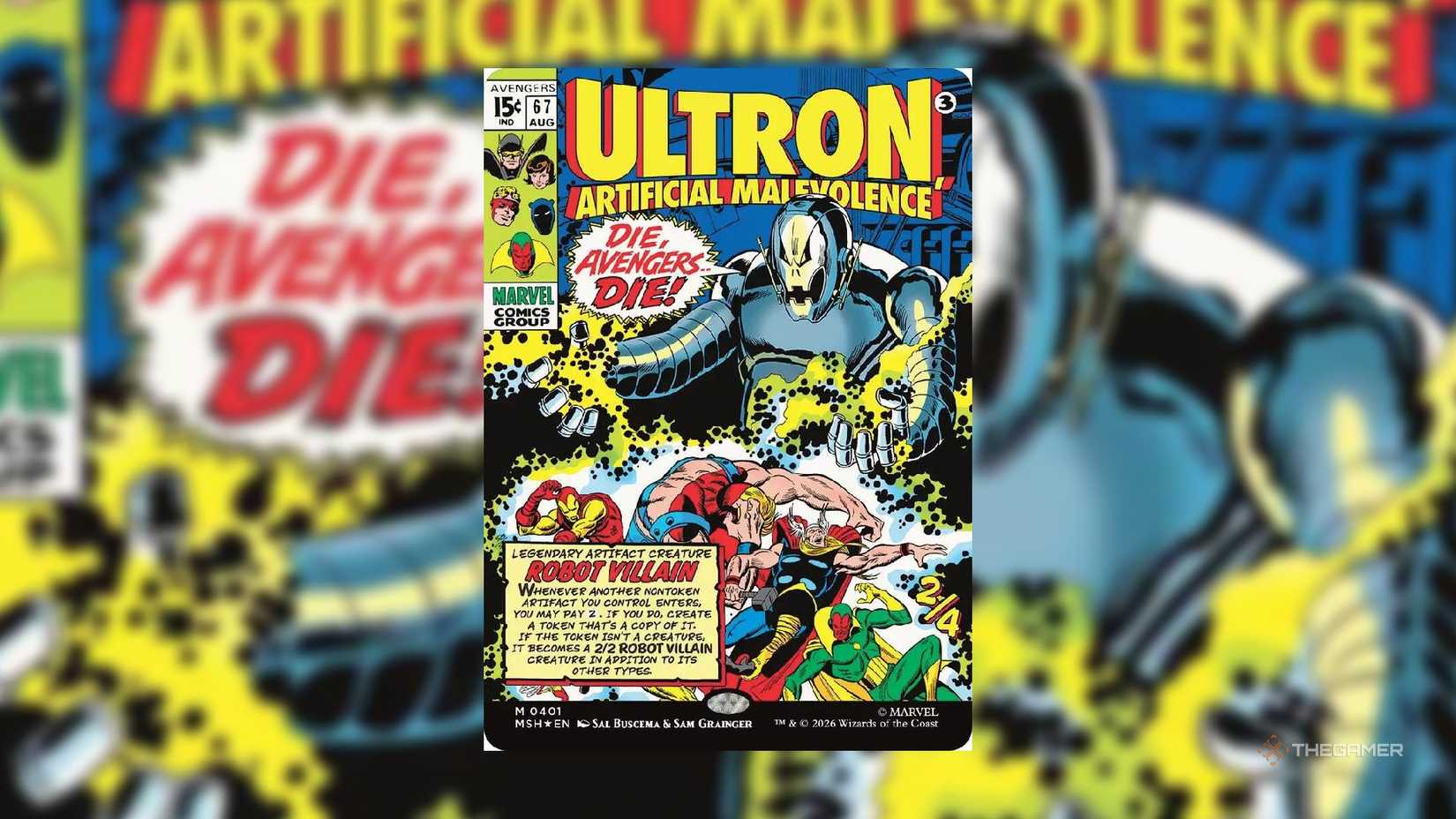 Ultron, the MTG card of artificial evil.