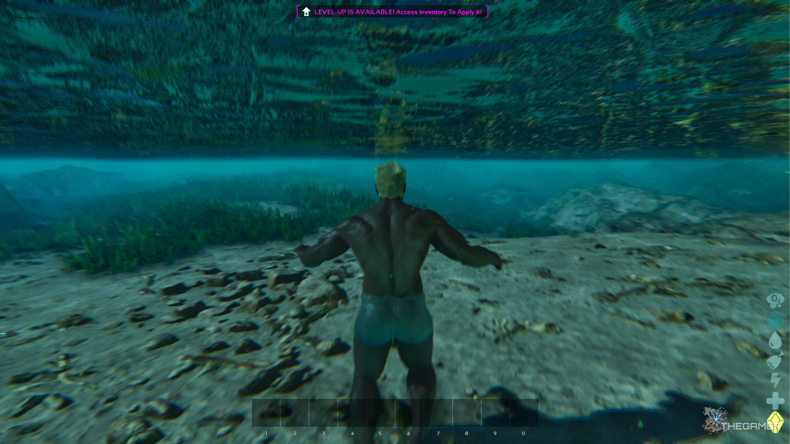 Ark Survival ascends into foggy underwater waters.