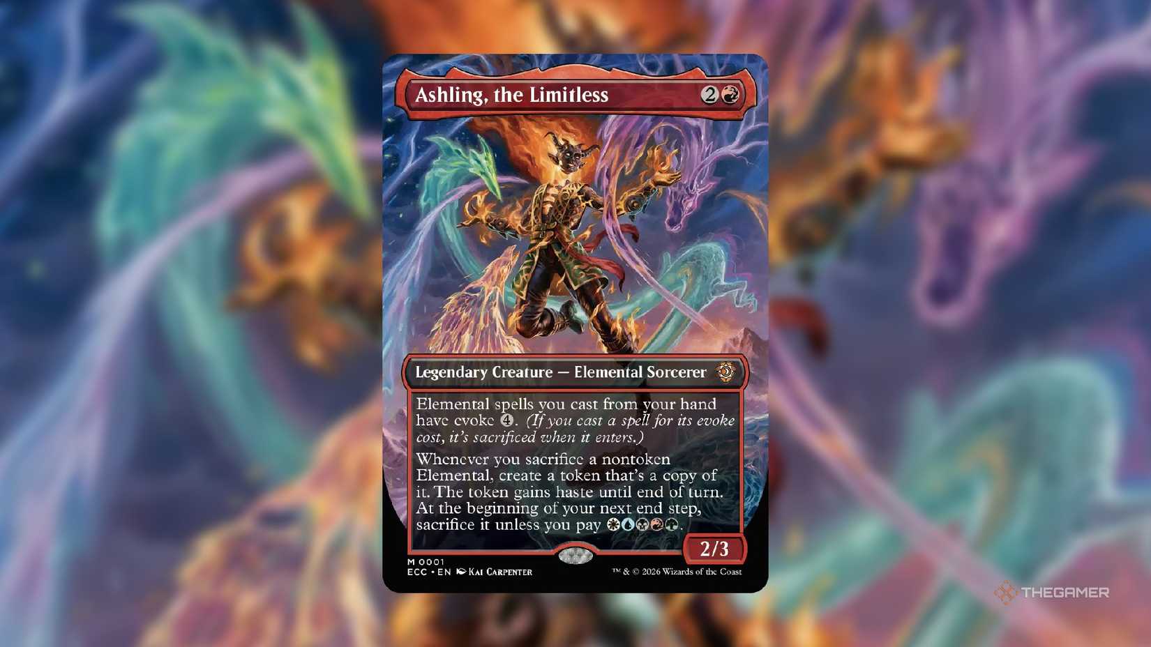 Ashling, the limitless MTG card.