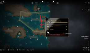 A player locating the Heavy Shot Storage Ultimate Plan in Assassin's Creed: Black Flag Resynced.